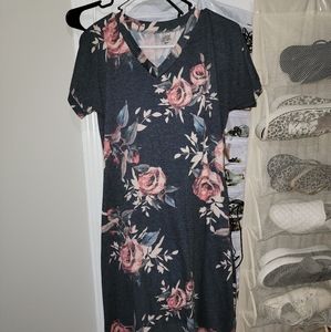 TICKLED TEAL MAXI DRESS